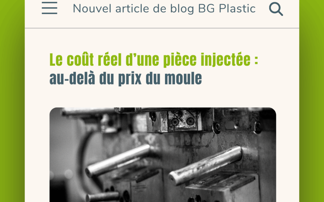 Le coût réel d’une pièce injectée : au-delà du prix du moule