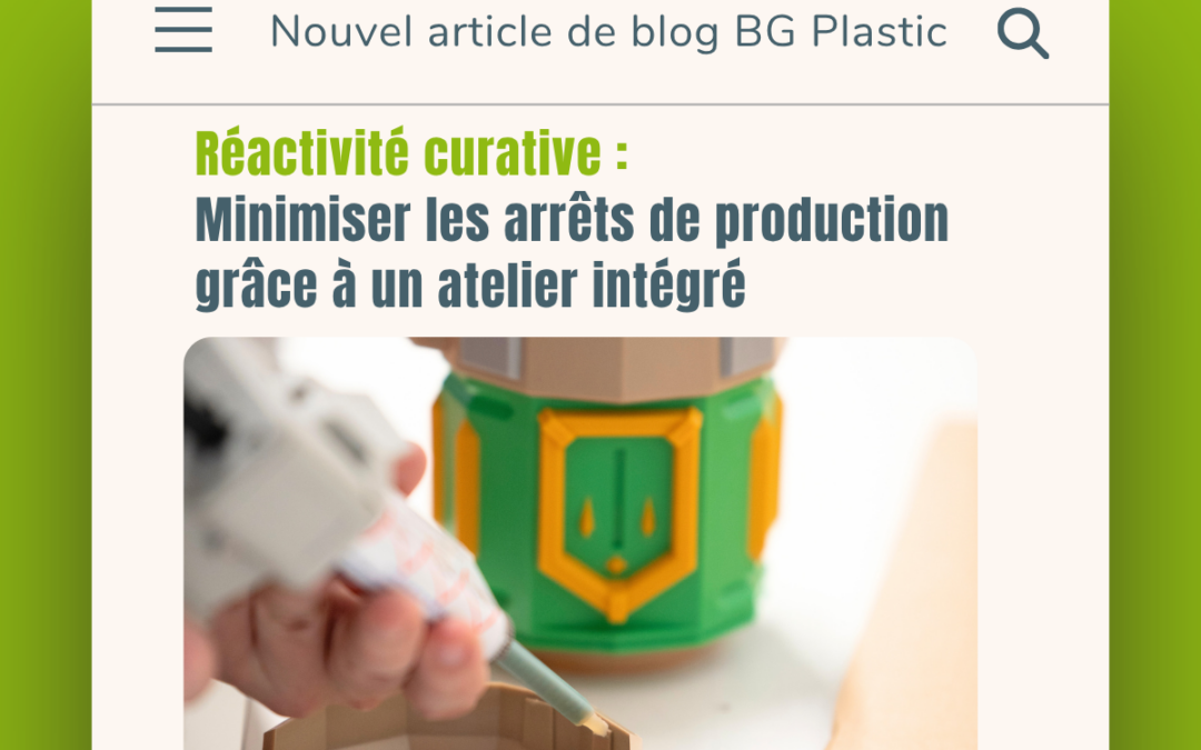 Réactivité curative : minimiser les arrêts de production grâce à un atelier intégré